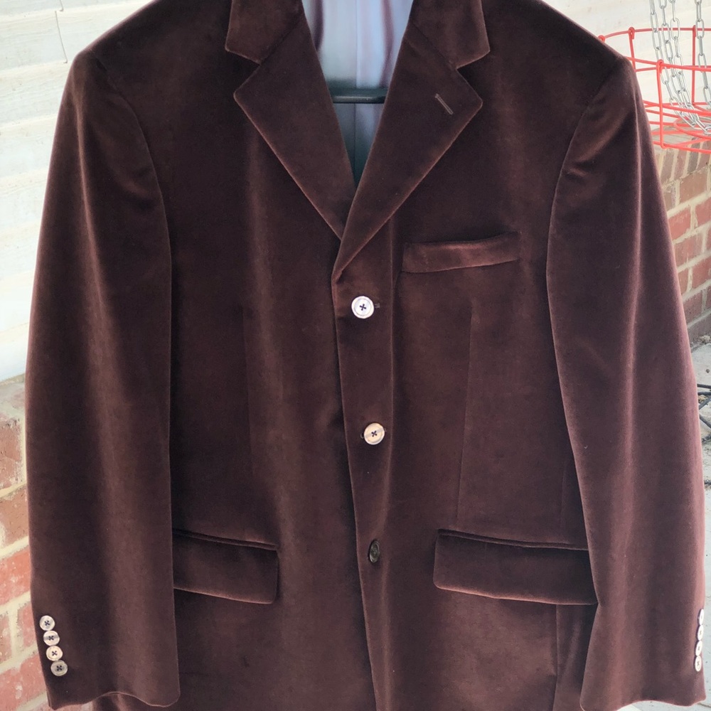Men’s Velvet Blazer
